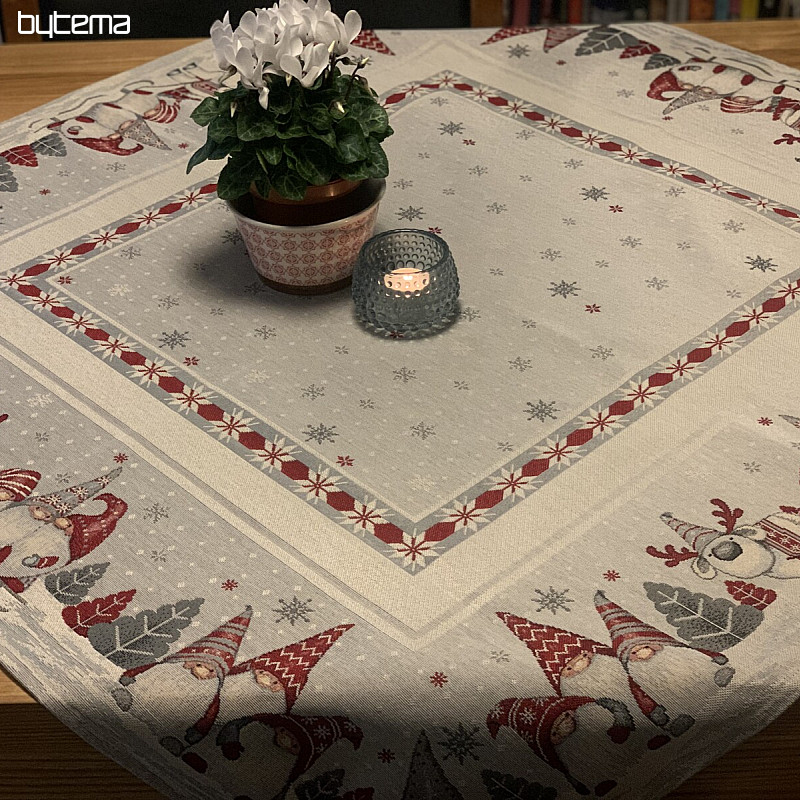 Tovaglia e sciarpa in arazzo ELFI DI NATALE