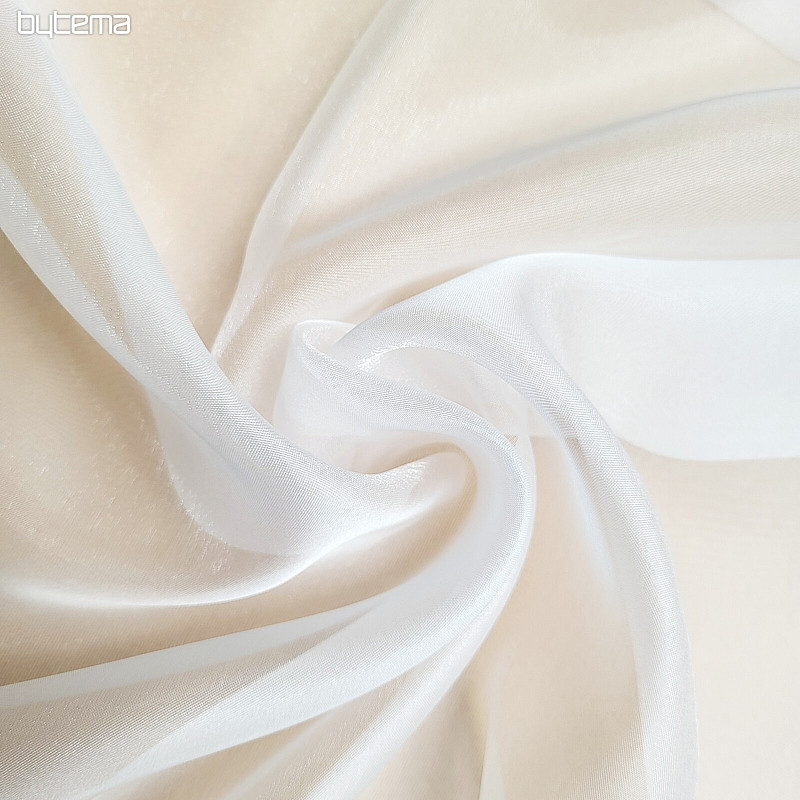Tenda in voile GERSTER 896/300/0001 bianco-lucido