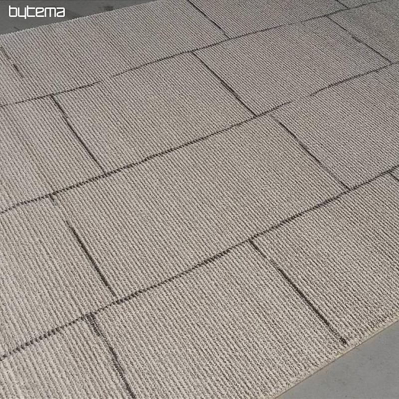 Tappeto di design in lana PERLA geo
