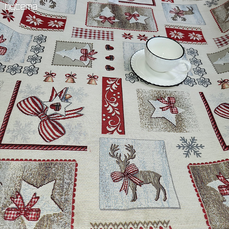 Tovaglia e scialle in arazzo NATALE COUNTRY