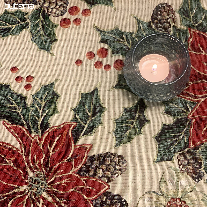 Tovaglia arazzo, sciarpa NATALE ROSA BARDI