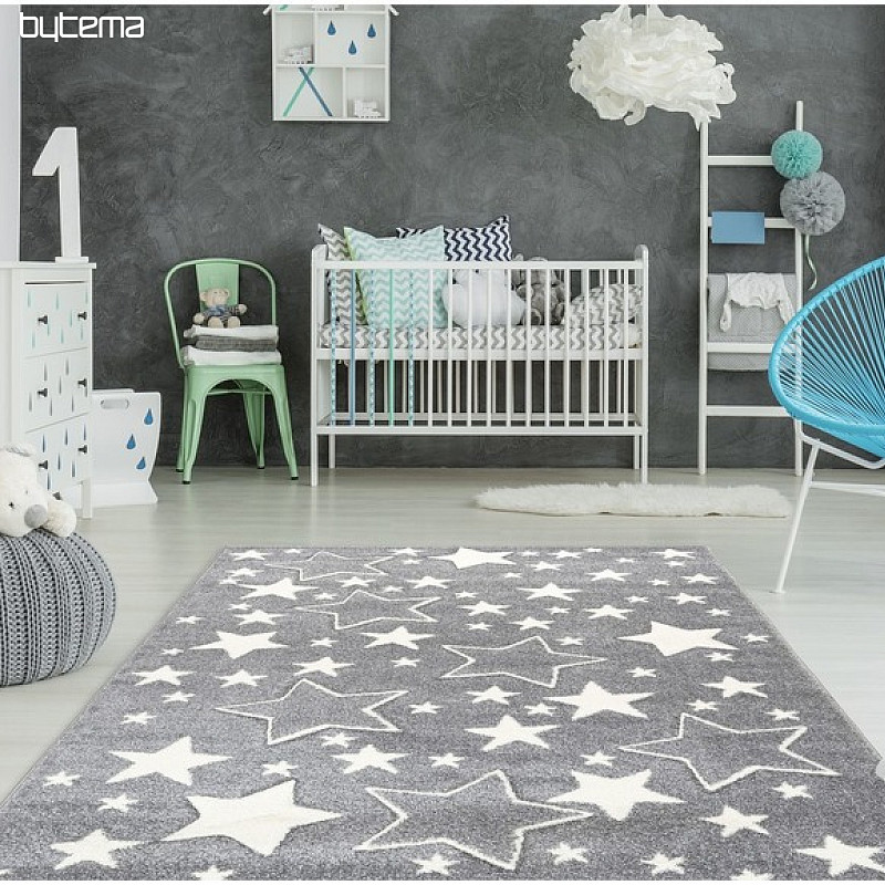 Tappeto per bambini AMIGO 329 STARS - GRIGIO