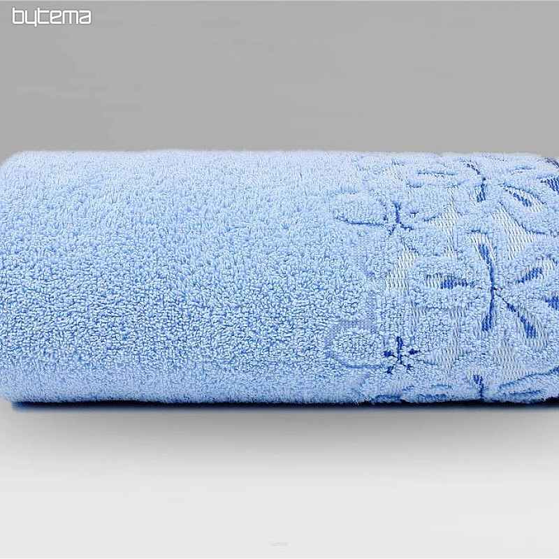 Asciugamano e telo bagno di lusso BELLA azzurro