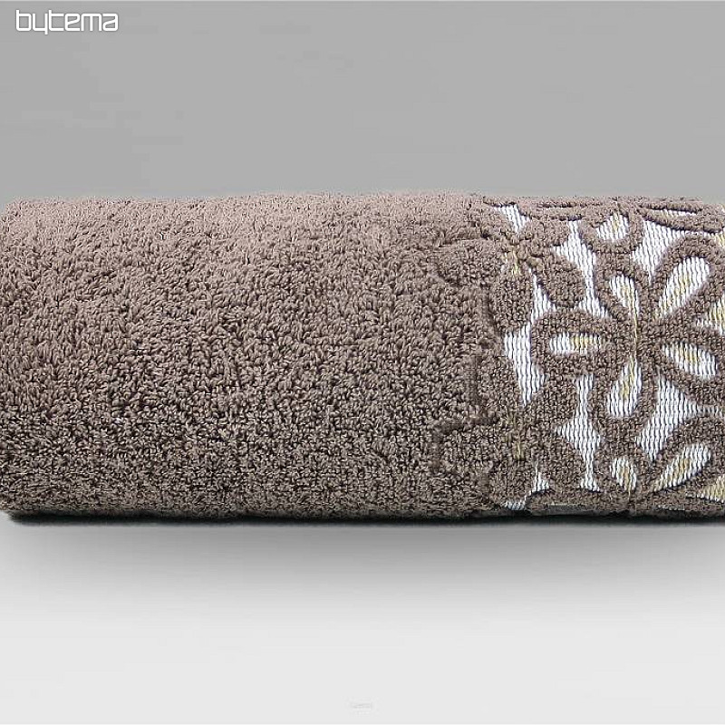 Asciugamano di lusso e telo da bagno BELLA cioccolato