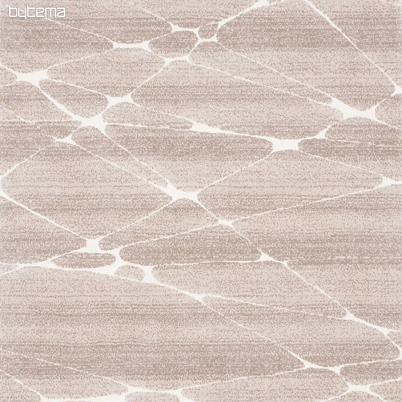 Tappeto BOHO geometrico beige / bianco