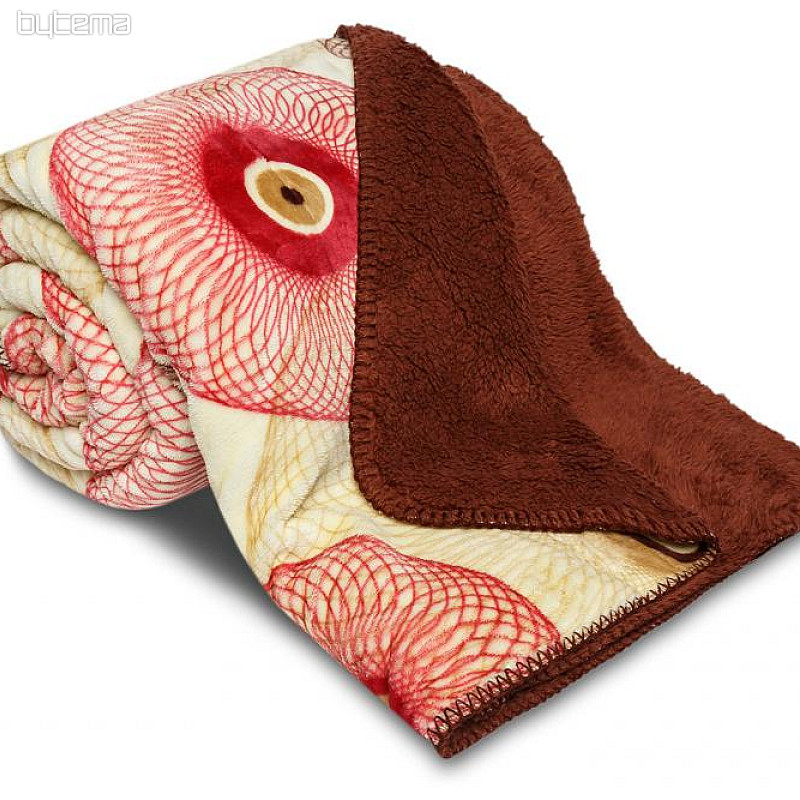Coperta di pecora - bolla color crema