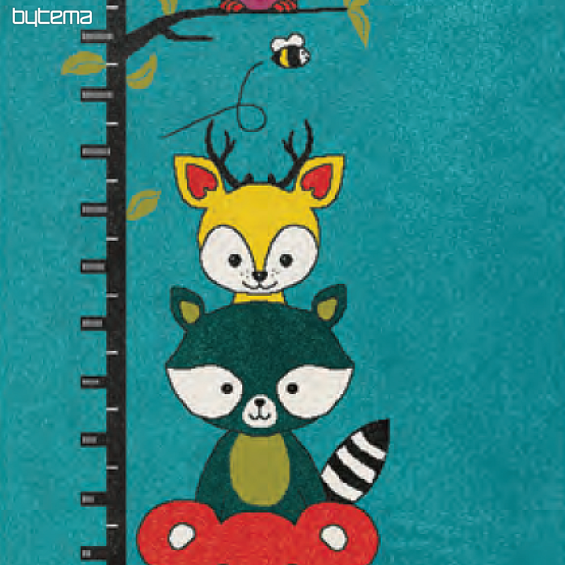 Tappeto per bambini GIOCARE con gli animali della foresta