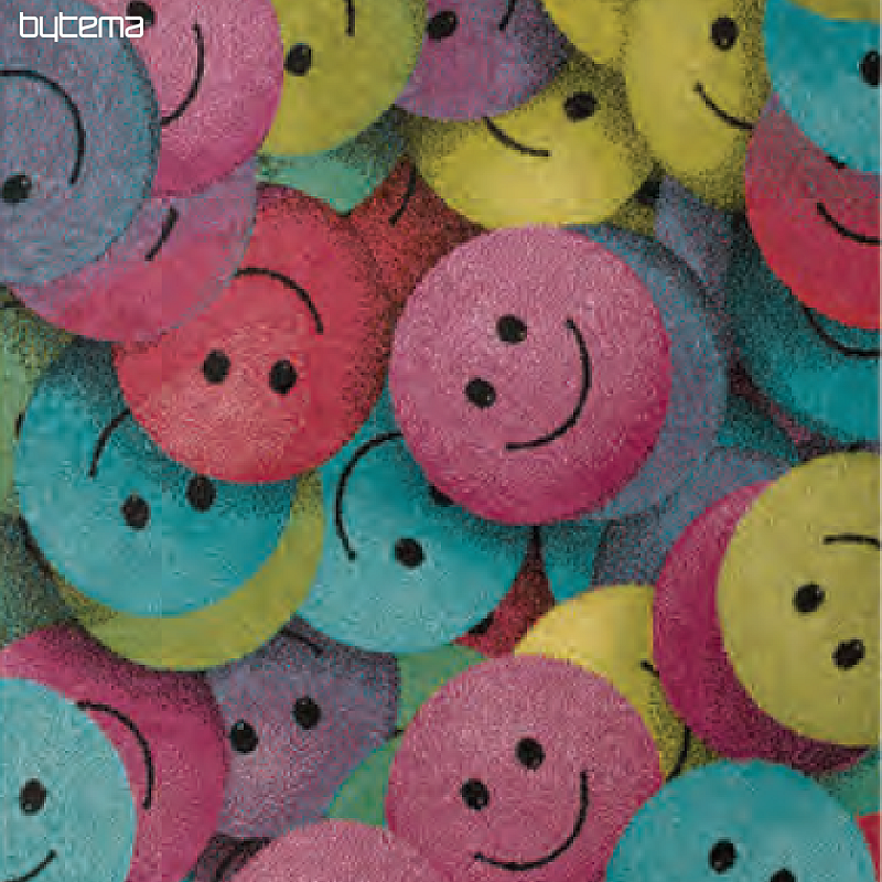 Tappeto per bambini PLAY faccina sorridente