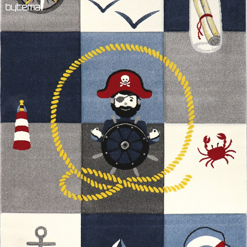 PIRATA Tappeto per bambini in 2 pezzi