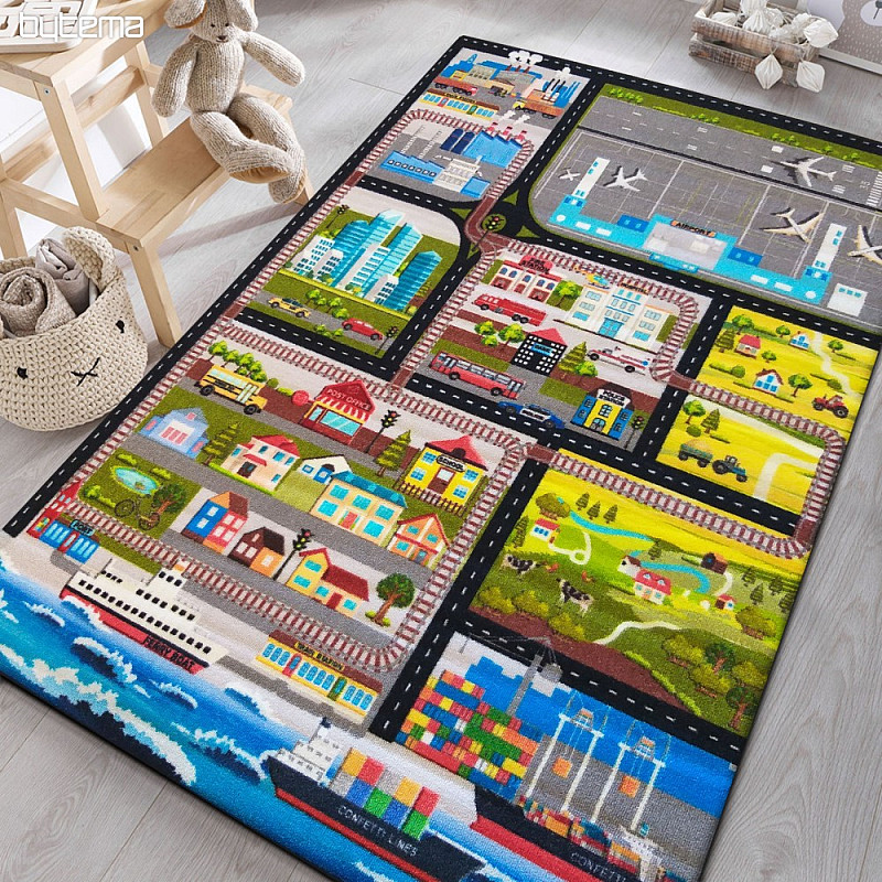 !NOVITÀ! Tappeto per bambini SWEET KIDS città