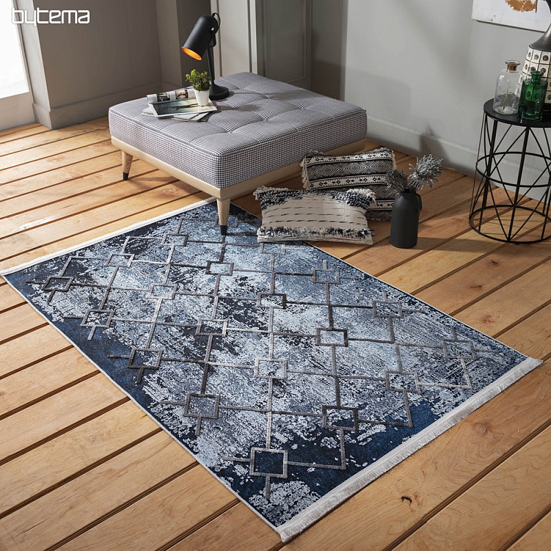 Tappeto in pezzi HYPNOTIK blu scuro