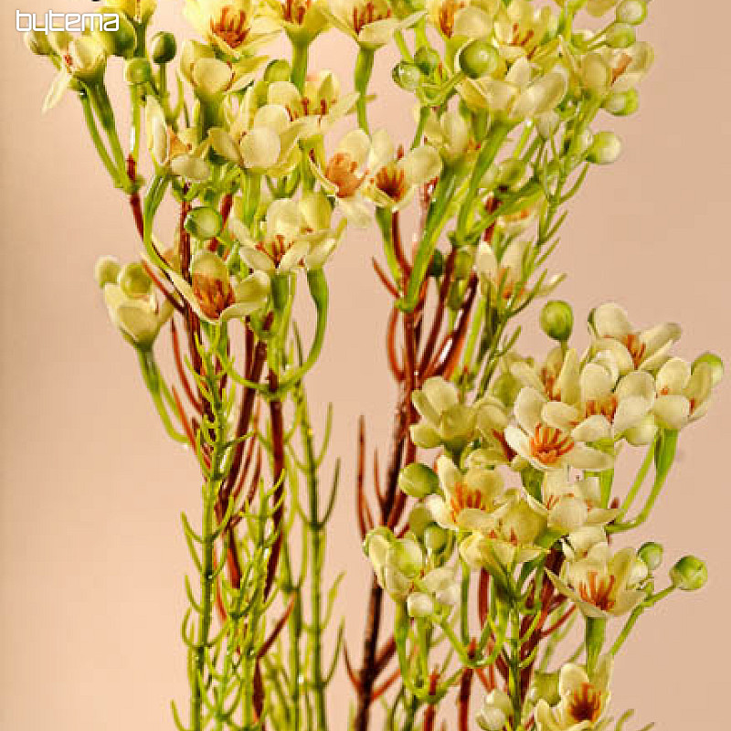 Fiore di cera giallo 78 cm