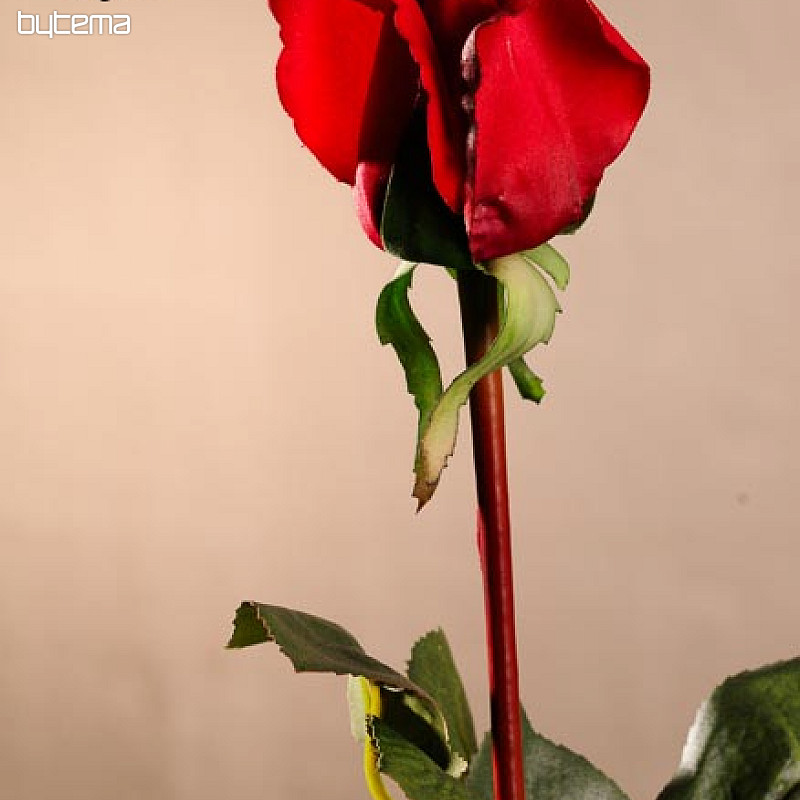 Bocciolo di rosa rosso 70 cm