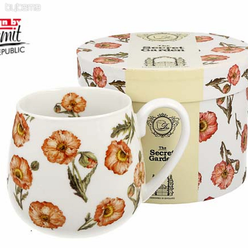 Tazza in porcellana Papaveri selvatici paffuti