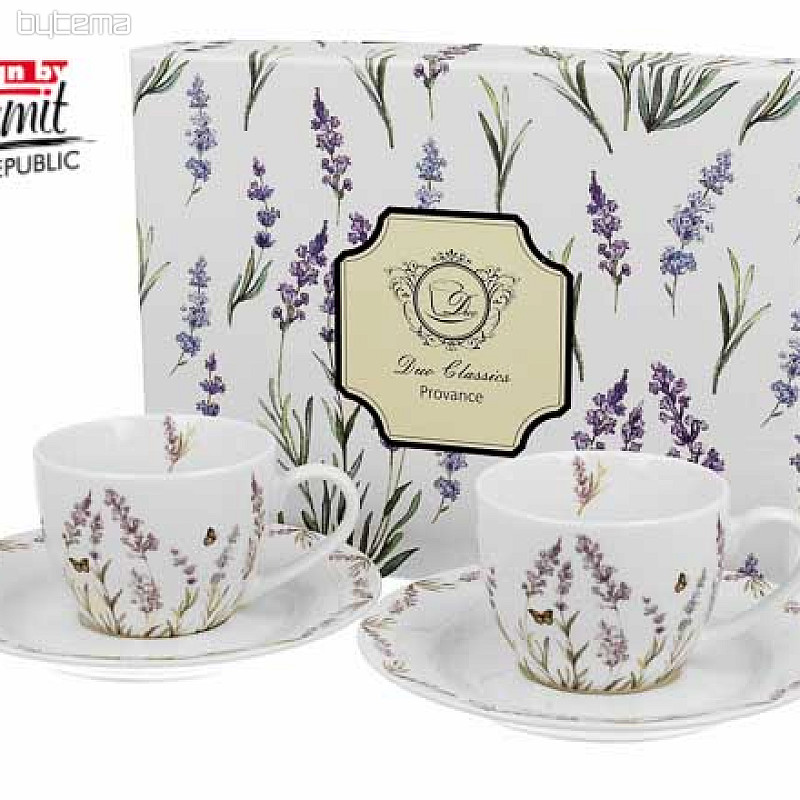 Set tazza e piattino Provenza 90 ml