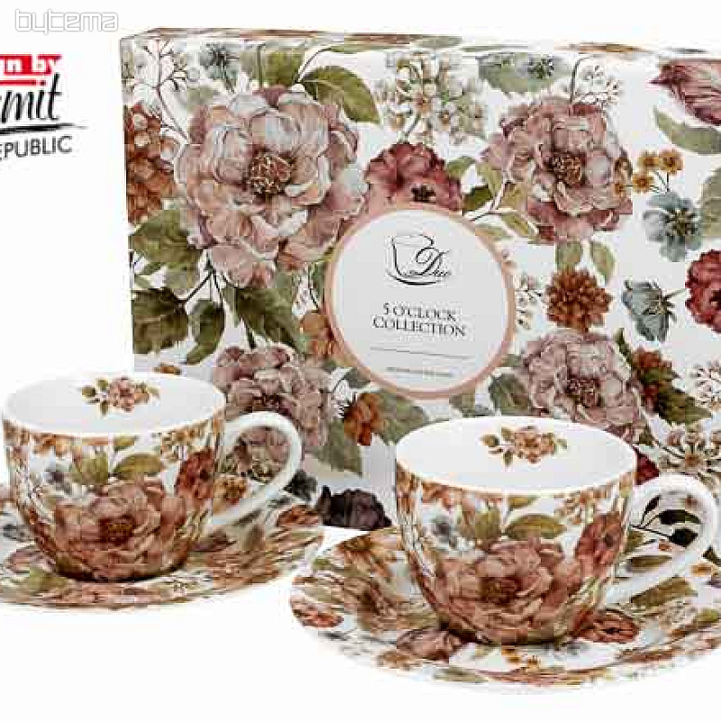 Fiori pastello espresso bianco šapo 90 ml set 2 ks