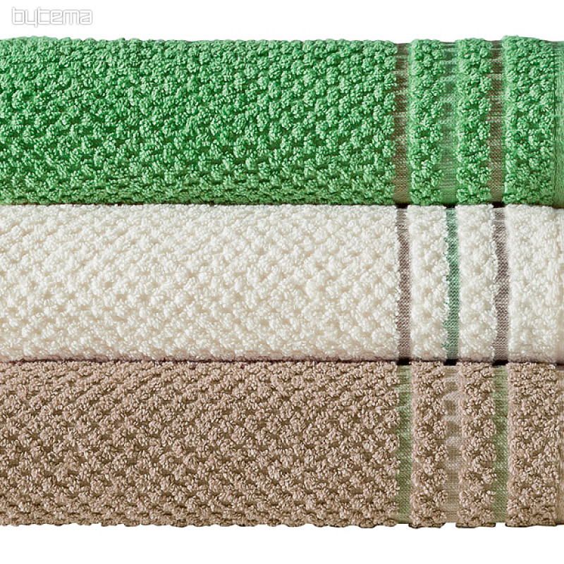 Asciugamano e telo bagno di lusso HELGE 470 verde