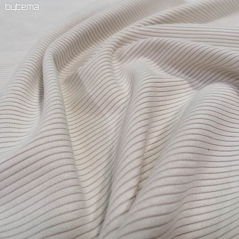tessuto di rivestimento RIB NATURAL CORDEAUX crema