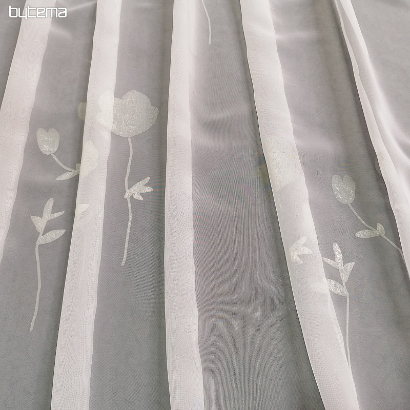 Tenda in voile FIORI beige