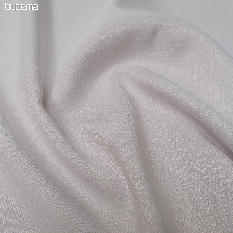 Tessuto decorativo Teflon ELBA bianco