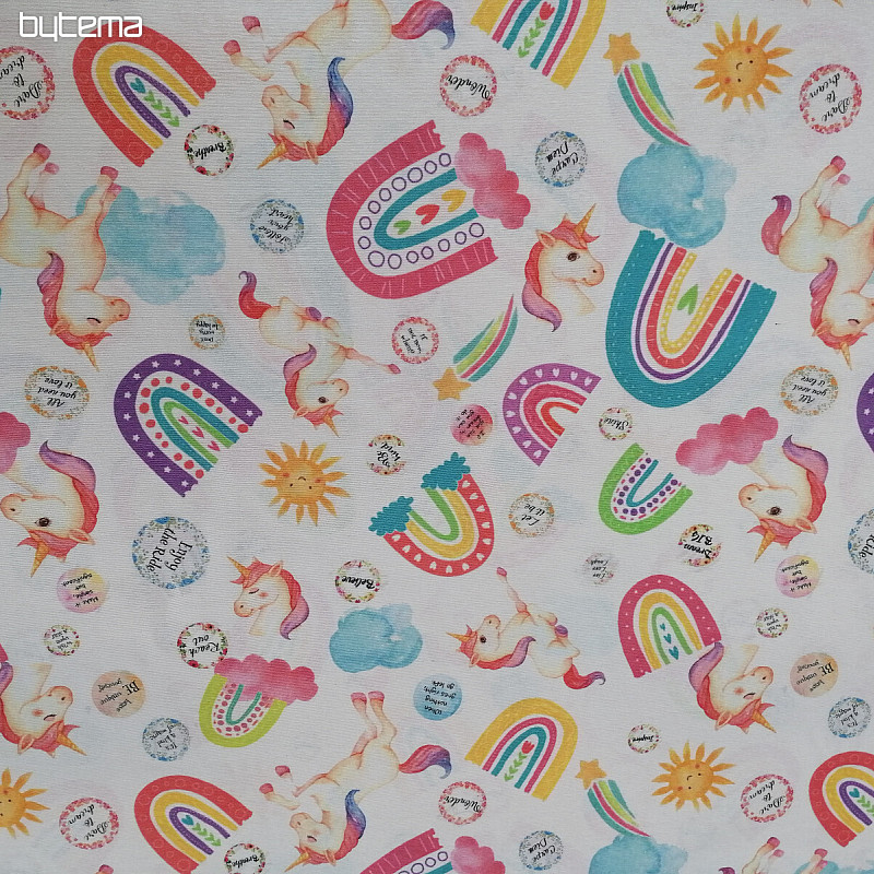 Tessuto decorativo UNICORNI