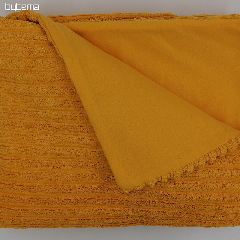 coperta CUFF gialla - microfibra