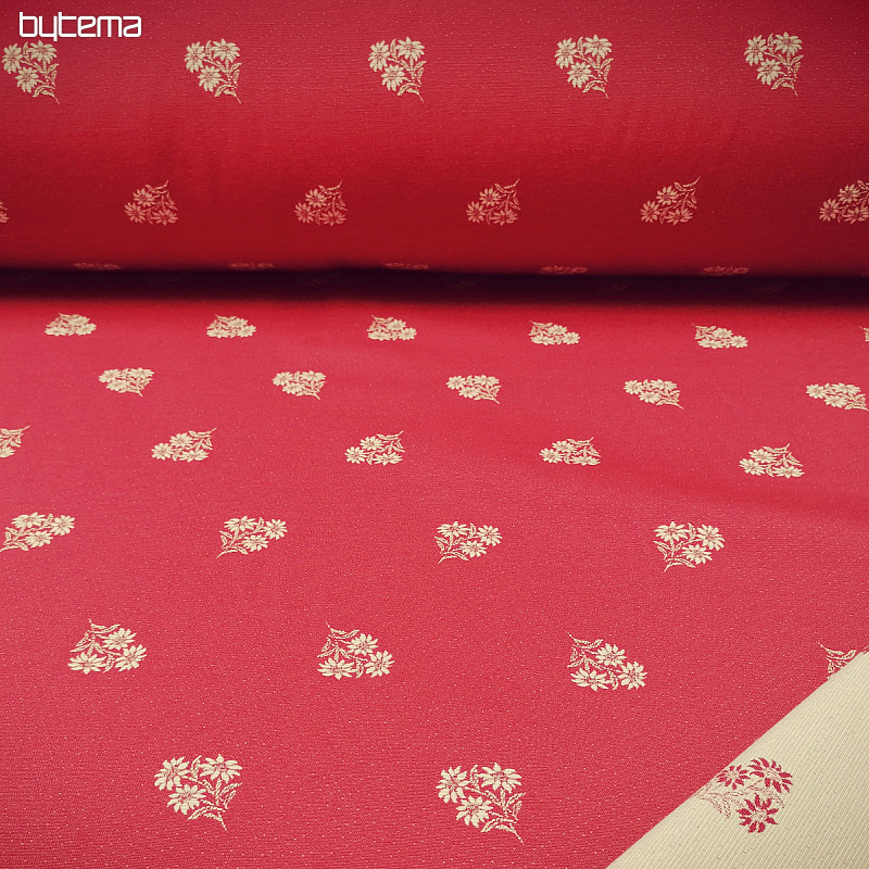 Tessuto decorativo HEART FLOWER I combinazione jacquard