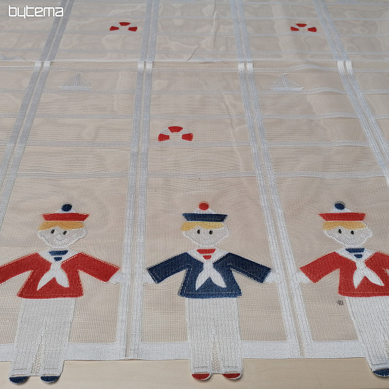 Tenda per bambini su una vetrata - MARINAI jacquard