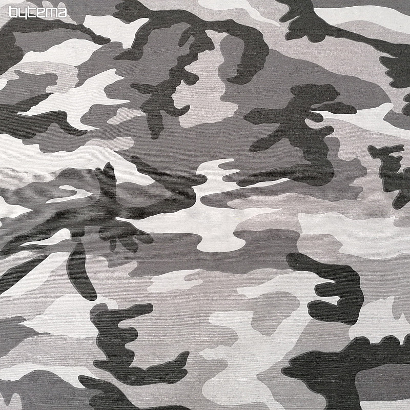 Tessuto decorativo CAMOUFLAGE grigio
