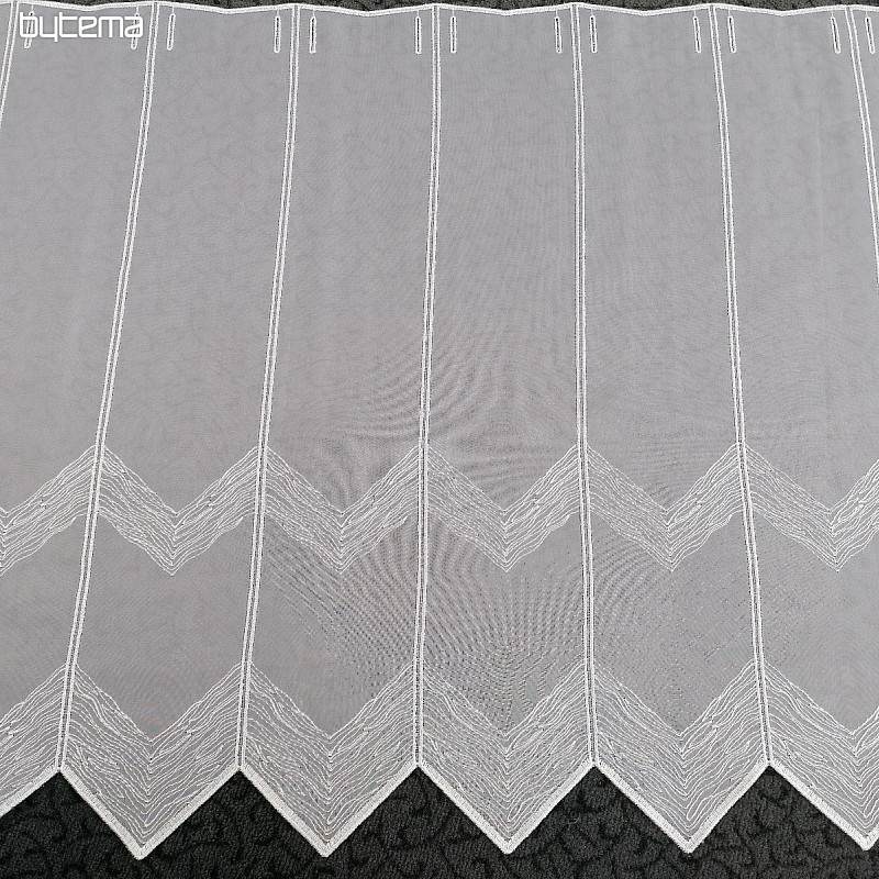 Tenda in vetro colorato - voile con ricamo 261911