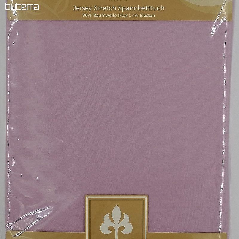 Lenzuolo jersey BAMBÙ - COTONE BIO lilla