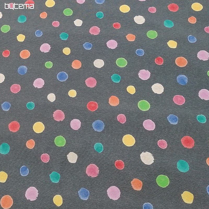 Tessuto decorativo PUNTI COLORATI