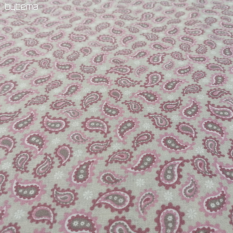 Tessuto di cotone strappato rosa