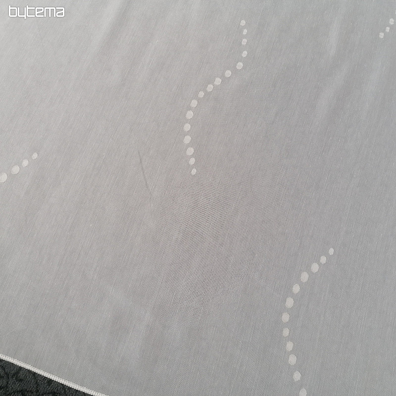 Tenda in voile SMARAGD - crema chiaro