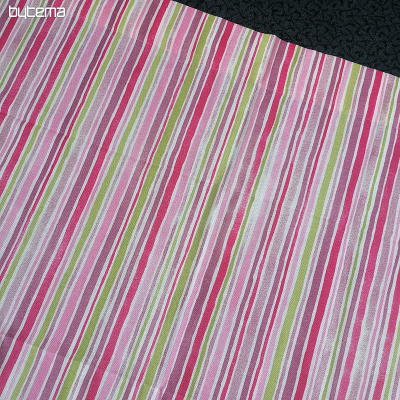 Tenda decorativa Stripes rosa 130x248 cm
