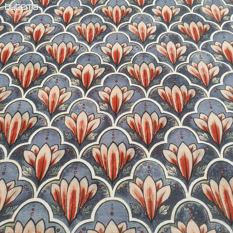 Tessuto decorativo VARANASI-G blu