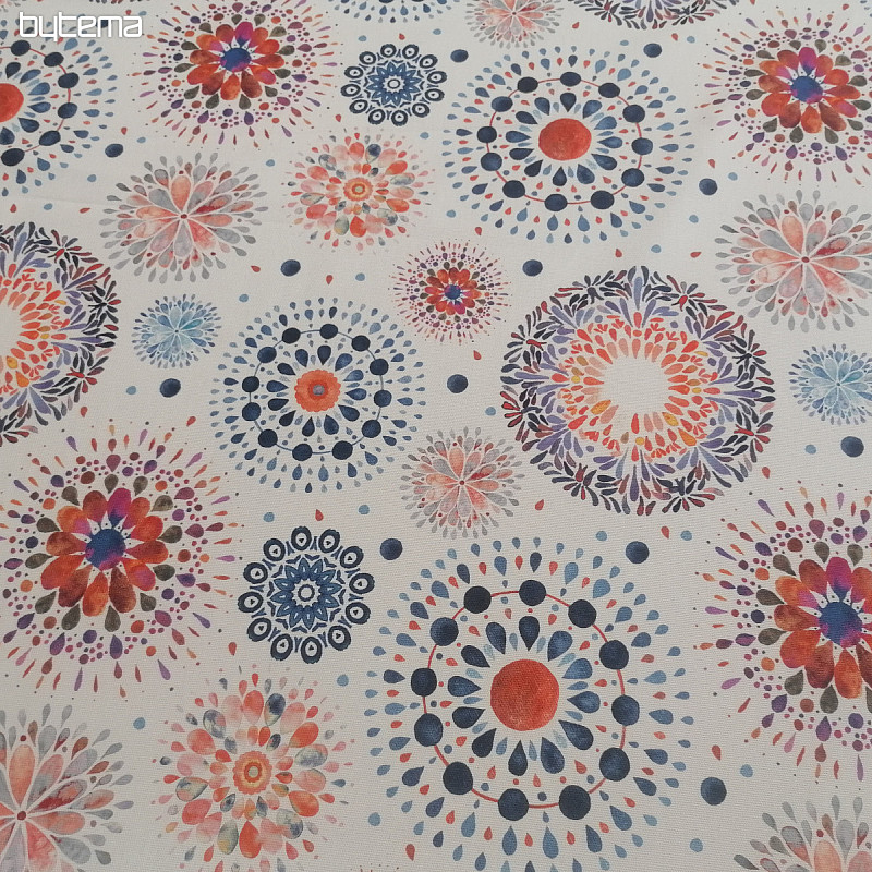 Tessuto decorativo VARANASI-I bianco