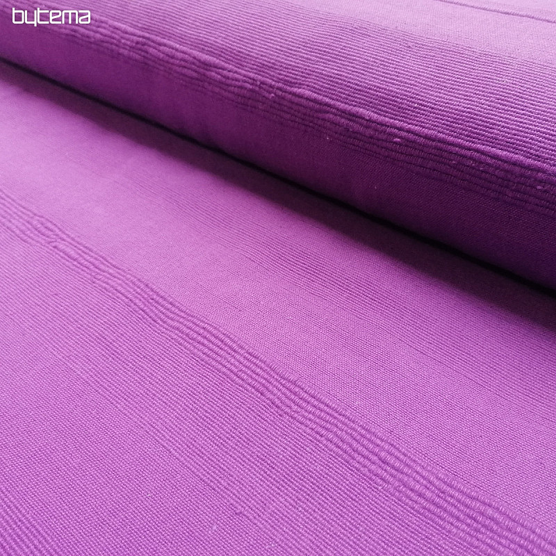 Tessuto di cotone tinta unita KARUR viola