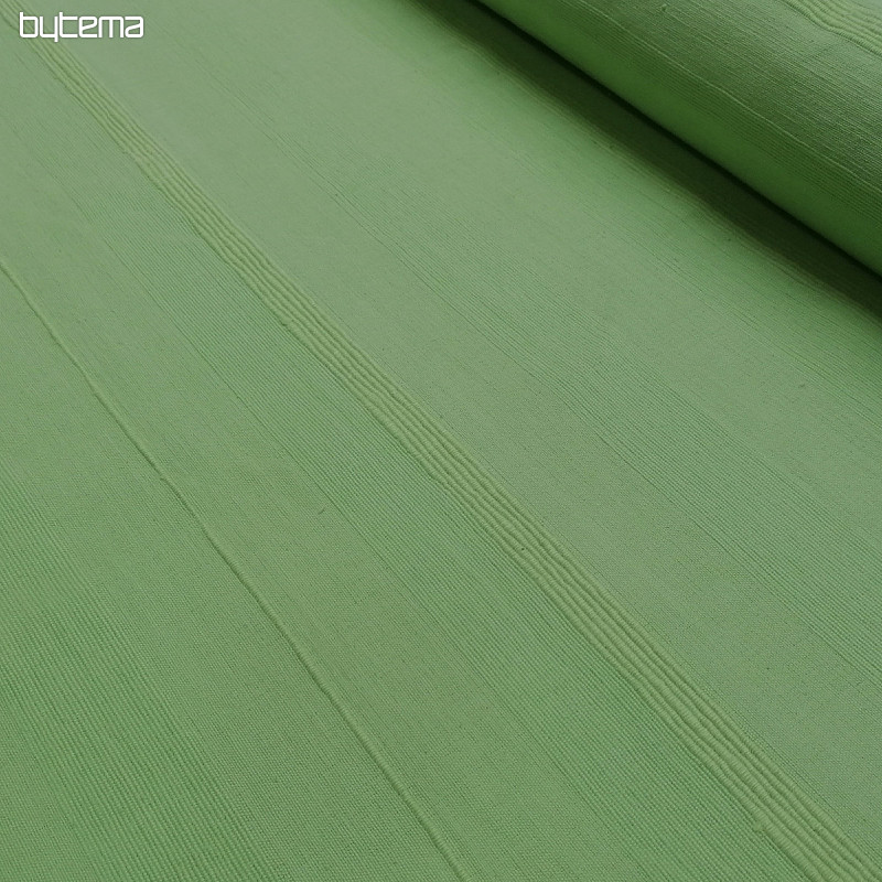 Tessuto di cotone tinta unita KARUR verde
