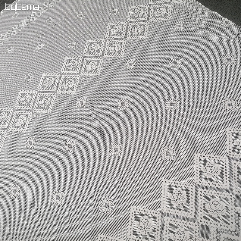Tenda jacquard 86759/300 bianco