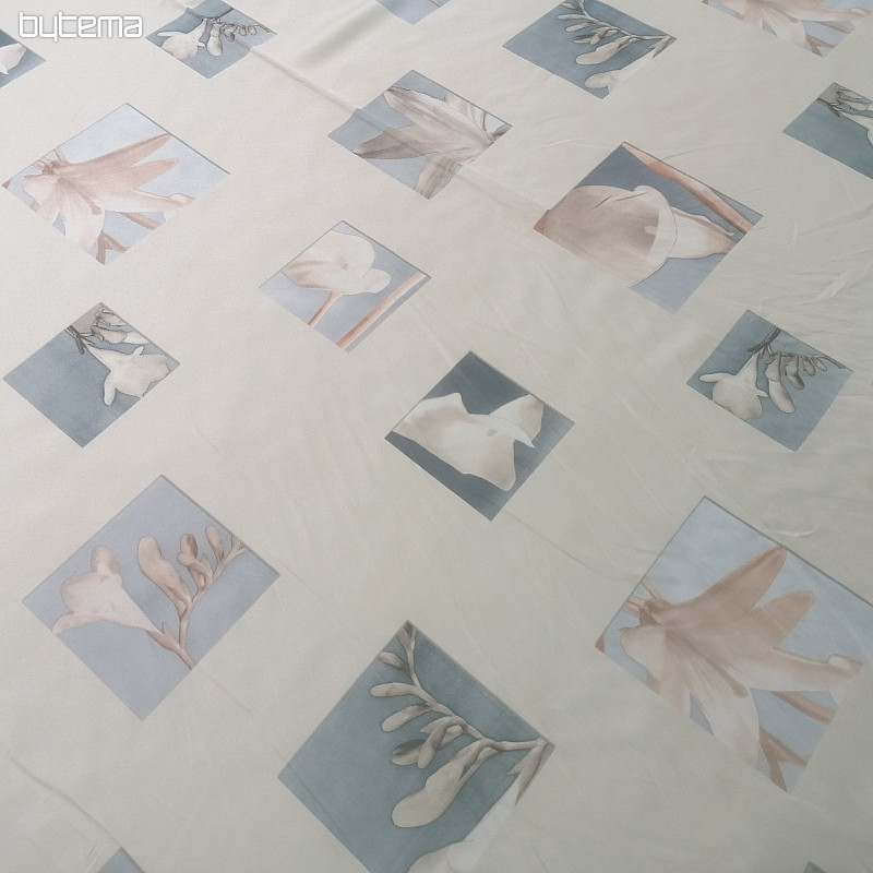 Tessuto decorativo Beige con fiori