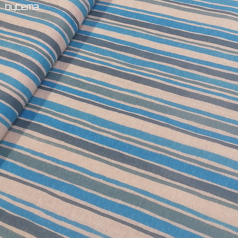 Tessuto decorativo Striscia blu 2