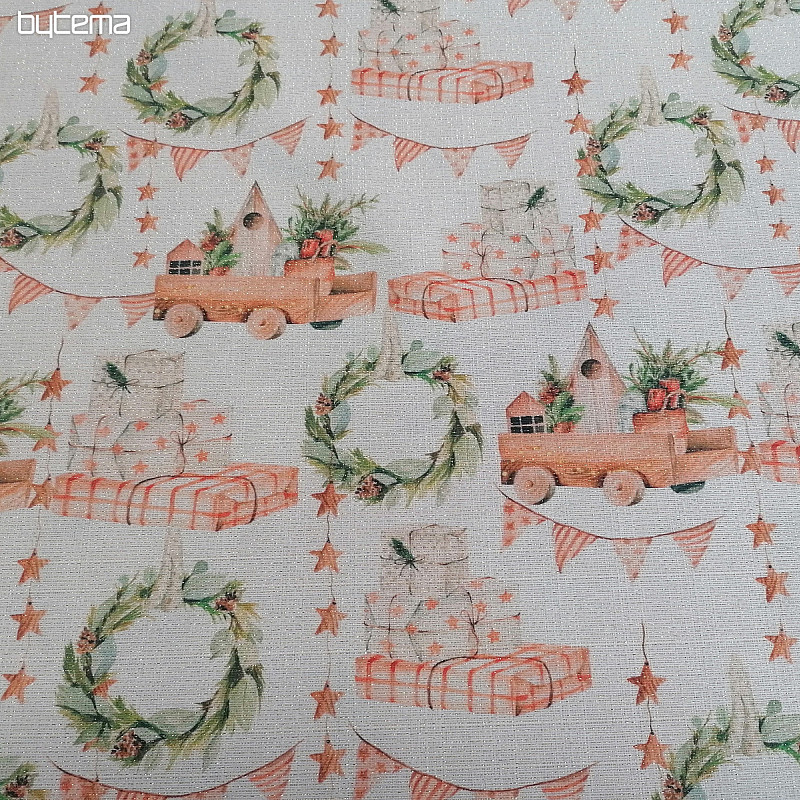 Giocattoli in tessuto per decorazioni natalizie