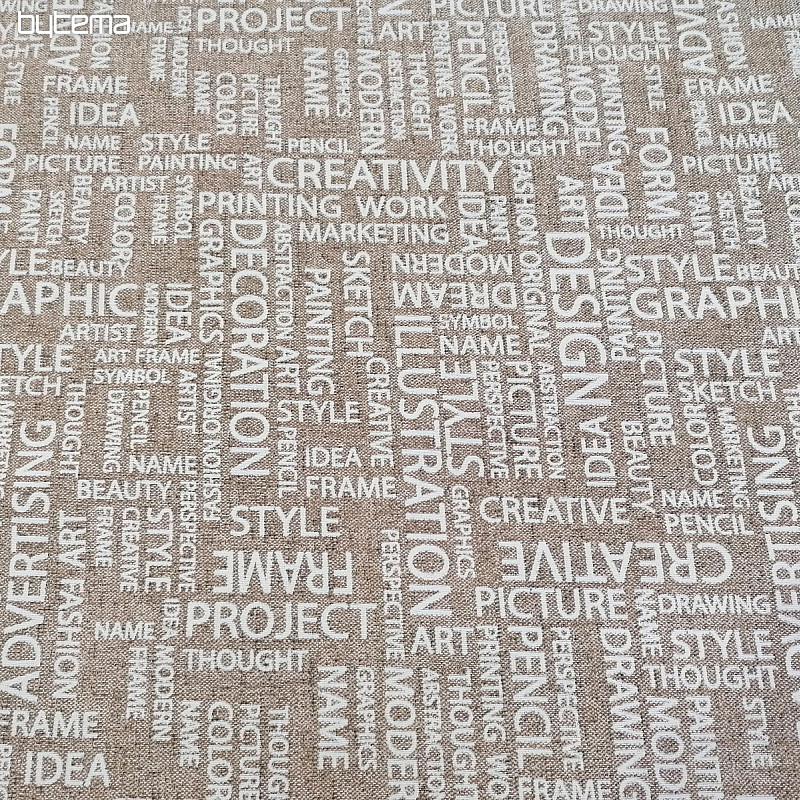 Tessuto decorativo ART LETRAS
