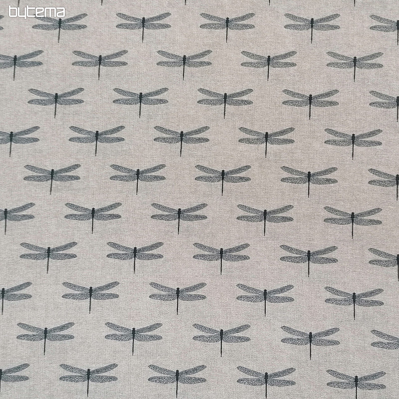 Tessuto decorativo NATURE DRAGONFLY