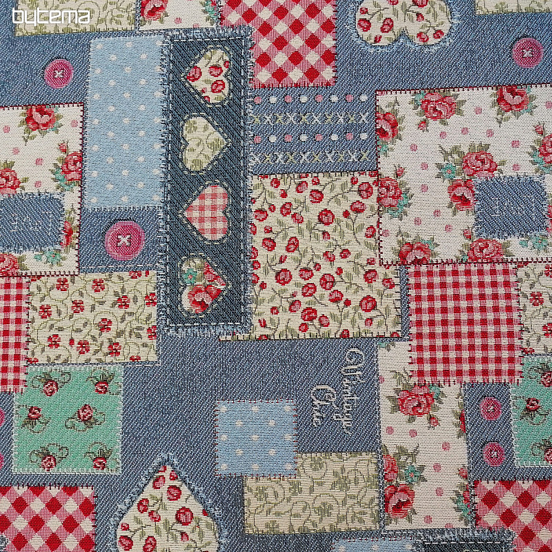 Tessuto da arazzo VINTAGE PATCHWORK