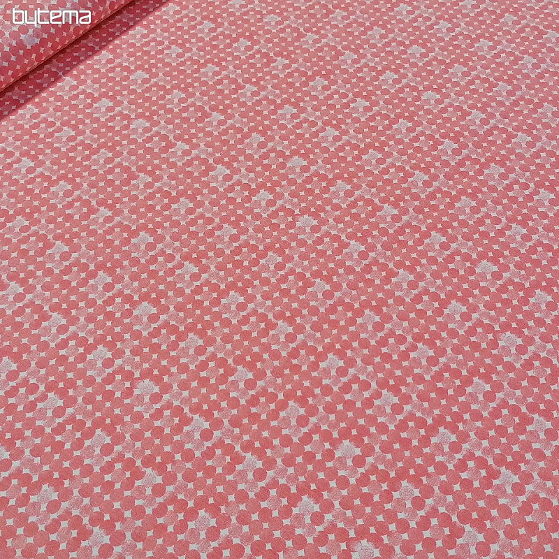 Ruote in tessuto di cotone rosa antico