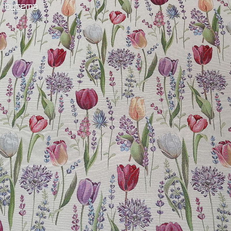 Tessuto arazzo TULIPANI - PRIMAVERA