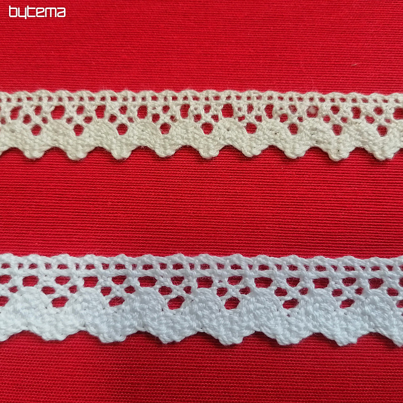 Laccio in cotone 75260 22mm bianco