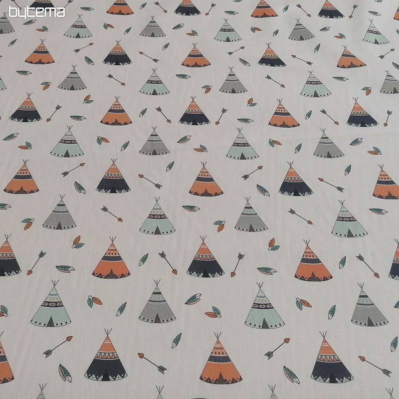 Tessuto di cotone teepee